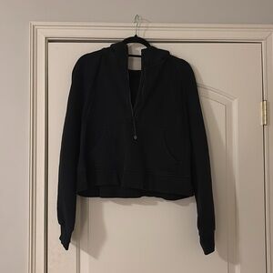 Black Lululemon Scuba with Hoodie